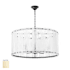 Quorum International Prestige 8 Light 30" Wide Pendant with Alabaster Glass Shade Aged Brass