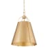 Quorum International Ellen 15" Wide Pendant Aged Brass