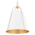 Quorum International Ellen 3 Light 18" Wide Pendant Aged Brass