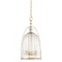 Quorum International Alice 3 Light 12" Wide Pendant Aged Brass