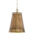 Quorum International Artisan 3 Light 14" Wide Pendant Artisan Brass