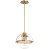 Quorum International 13" Wide Pendant Aged Brass