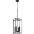 Quorum International Olympus 4 Light 12" Wide Pendant Noir