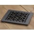 Reggio Registers Scroll Series 8" x 8" Floor Grille without Mounting Holes Cast Iron