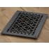 Reggio Registers Scroll Series 8" x 14" Floor Grille without Mounting Holes Cast Iron