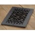 Reggio Registers Scroll Series 6" x 12" Grille with Mounting Holes Cast Iron
