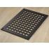 Reggio Registers Grid Series 8" x 12" Floor Grille without Mounting Holes Black Steel