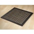 Reggio Registers Grid Series 14" x 14" Grille with Mounting Holes Black Steel