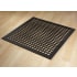 Reggio Registers Grid Series 18" x 18" Floor Grille without Mounting Holes Black Steel