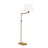 Regina Andrew Virtue 65" Tall Swing Arm Floor Lamp Natural Brass