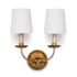 Regina Andrew Clove 2 Light 16" Tall Wall Sconce Antique Gold Leaf