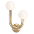Regina Andrew Happy 2 Light 17" Tall LED Wall Sconce Natural Brass