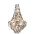 Regina Andrew Capri 6 Light 26" Wide Empire Chandelier Ambered Silver Leaf