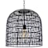 Regina Andrew Fresco 20" Wide Pendant Black
