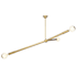 Regina Andrew Talon 3 Light 52" Wide Linear Chandelier Natural Brass