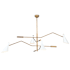 Regina Andrew Spyder 4 Light 60" Wide Linear Chandelier White