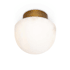 Regina Andrew Parker 8" Wide LED Flush Mount Bowl Ceiling Fixture Natural Stone