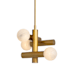 Regina Andrew Dion 3 Light 16" Wide LED Pendant Natural Brass