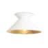 Regina Andrew Viggo 16" Wide Flush Mount Ceiling Fixture White