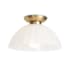 Regina Andrew Dariel 12" Wide Semi-flush Ceiling Fixture White