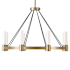 Regina Andrew Classics 8 Light 40" Wide Ring Chandelier Natural Brass