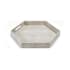 Regina Andrew Shagreen 20" Wide Hex Tray Ivory Grey