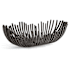 Regina Andrew Webbed 15.5" Wide Bowl Oblong Blackened Iron