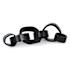 Regina Andrew Wooden 13.5" Wide Links Centerpiece Black