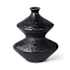 Regina Andrew Poe 10" Wide Metal Vase Black