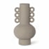 Regina Andrew Chandra 9.5" Wide Metal Vase Brown