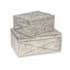 Regina Andrew Andres 12" Wide Hair on Hide Box - Set of 2 Grey