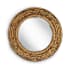 Regina Andrew Petal 32" Diameter Circular Beveled Steel Framed Accent Mirror Gold Leaf