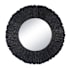 Regina Andrew Slate 36" Diameter Circular Flat Resin Framed Accent Mirror Black