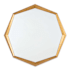 Regina Andrew Hadley 36" Geometric Flat Resin Framed Accent Mirror Gold Leaf