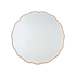 Regina Andrew Candice 32" Diameter Circular Flat Medium Density Fiberboard (MDF) Framed Accent Mirror Gold Leaf