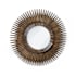 Regina Andrew Rolling 48" Diameter Circular Flat Wood Framed Accent Mirror Natural