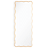 Regina Andrew Candice 23-1/2"W x 60"H Rectangular Flat Medium Density Fiberboard (MDF) Framed Accent Mirror Gold Leaf
