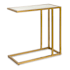 Regina Andrew Echelon 24" Wide Steel Table Natural Brass