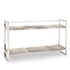 Regina Andrew Andres 54" Wide Steel Table Polished Nickel