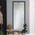 Ren Wil 32" W x 80" H Rectangular Framed Bathroom Mirror Black Foil