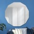 Ren Wil 40" Diameter Geometric Frameless Bathroom Mirror Glass