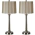 Ren Wil Brooks Single Light 30" Tall Accent Table Lamp - Set of Two Satin Nickel