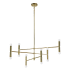 Ren Wil Axis 12 Light 43" Wide Chandelier Gold
