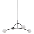 Ren Wil Nube 4 Light 54" Wide LED Chandelier Matte Black