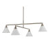 Ren Wil Isola 4 Light 40" Wide LED Linear Pendant White
