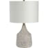 Ren Wil Longmore Single Light 22" Tall Vase Table Lamp Beige Cement / Stone Speckles