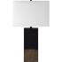 Ren Wil Table Lamp Single Light 30" Tall Buffet Table Lamp Natural Wood / Matte Black