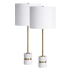Ren Wil Talulla 2 Light 29" Tall LED Buffet Lamp Sets Antique Brushed Brass