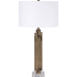 Ren Wil Gabriel Single Light 31" Tall Buffet Table Lamp Antique Brass