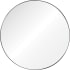 Ren Wil Glen 48" Diameter Classic Circular Metal Framed Bathroom Wall Mirror Iron
